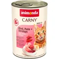 Weiteres Produktbild ANIMONDA Dosenfutter CARNY Adult - Rind, Truthahn, Garnelen 400g