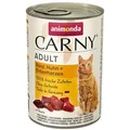 ANIMONDA Dosenfutter CARNY Adult - Rind, Huhn, Entenherz 400g