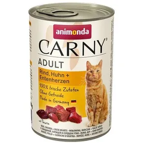 ANIMONDA Dosenfutter CARNY Adult - Rind, Huhn, Entenherz 400g