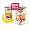 ANIMONDA Dosenfutter CARNY Adult - Rind, Huhn, Entenherz 400g