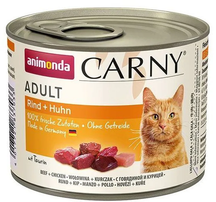 Hauptbild des Produkts ANIMONDA konzerva CARNY Adult - hovězí, kuřecí 200g