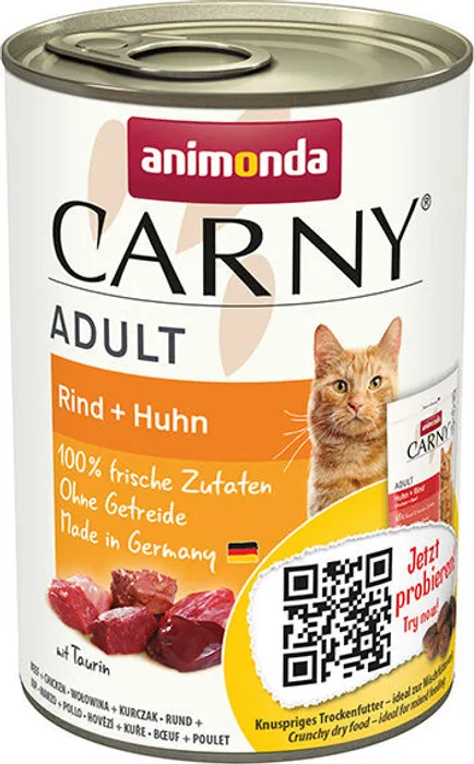 Hauptbild des Produkts ANIMONDA konzerva CARNY Adult - hovězí, kuřecí 400g