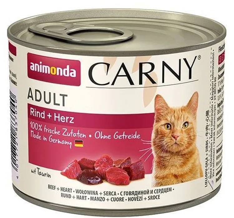 Hauptbild des Produkts ANIMONDA konzerva CARNY Adult - hovězí, srdce 200g