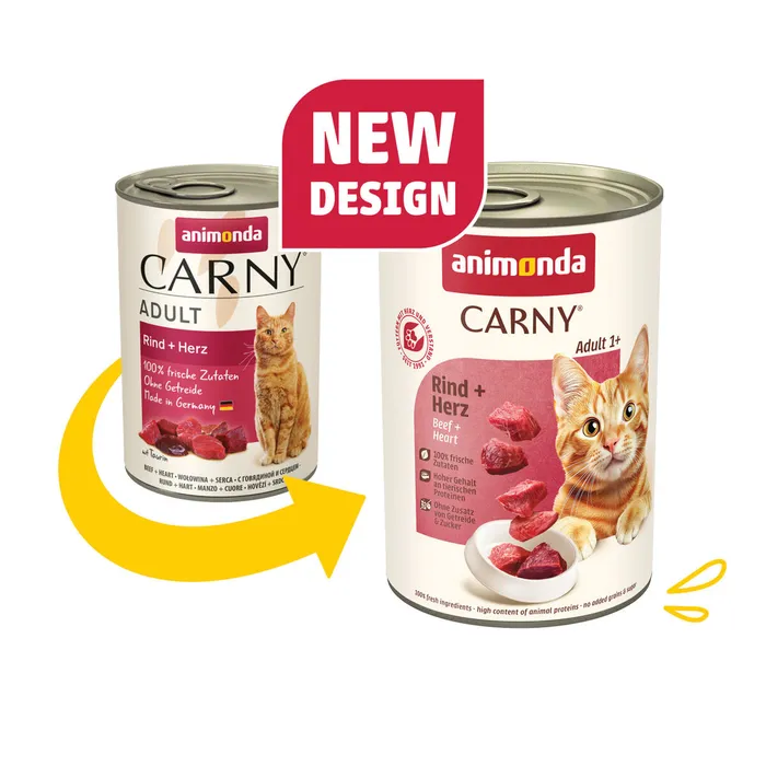 Hauptbild des Produkts ANIMONDA konzerva CARNY Adult - hovězí, srdce 400g