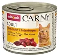 ANIMONDA Dosenfutter CARNY Adult - Rind, Huhn, Entenherz 200g