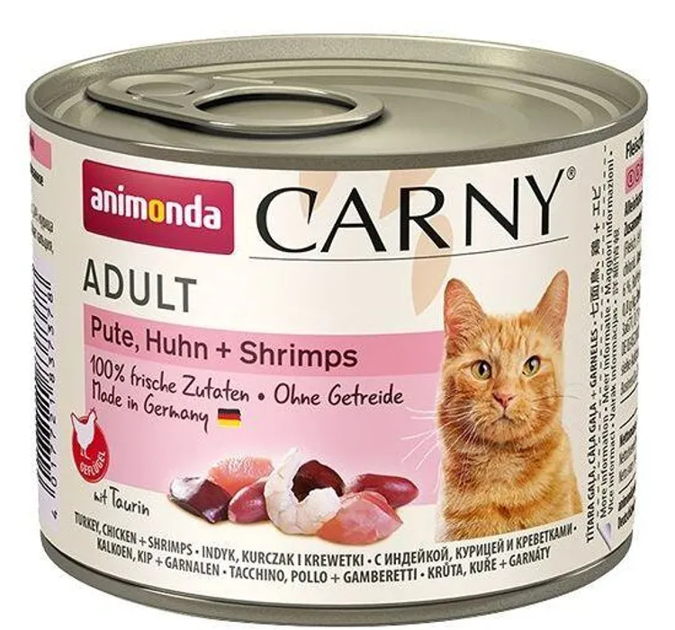 Hauptbild des Produkts ANIMONDA konzerva CARNY Adult - krůta, kuře+ráčci 200g