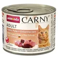 ANIMONDA Dosenfutter CARNY Adult - Huhn, Truthahn + Entenherz 200g