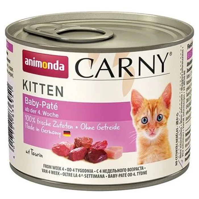 Hauptbild des Produkts ANIMONDA konzerva CARNY BABY PATÉ hovězí, kuřecí 200g