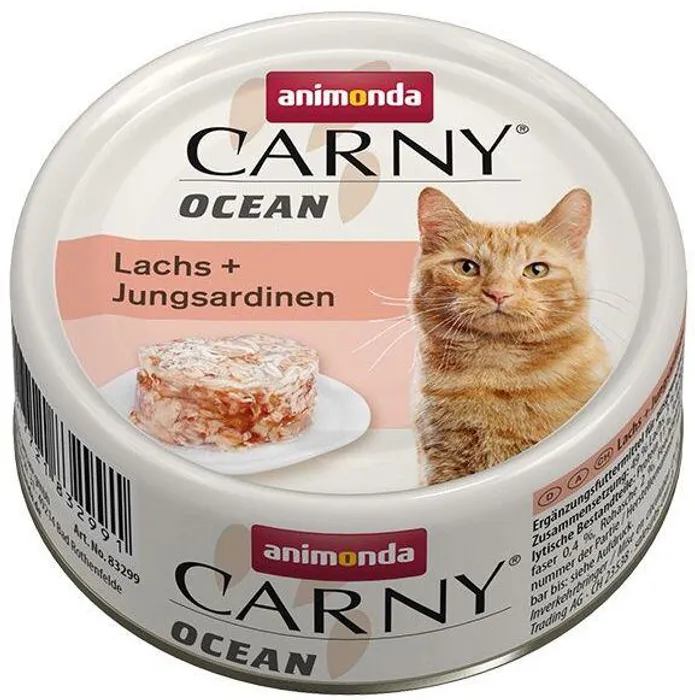 Hauptbild des Produkts ANIMONDA konzerva CARNY Ocean - losos + sardinky 80g