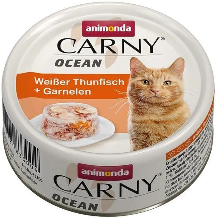Hauptbild des Produkts ANIMONDA konzerva CARNY Ocean - tuňák + ráčci 80g