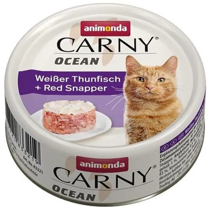 Hauptbild des Produkts ANIMONDA konzerva CARNY OCEAN - tuňák+red snapper 80 g