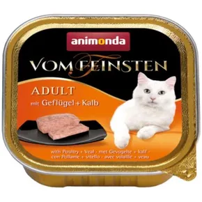 ANIMONDA Pastete ADULT - Geflügel, Kalbfleisch für Katzen 100g