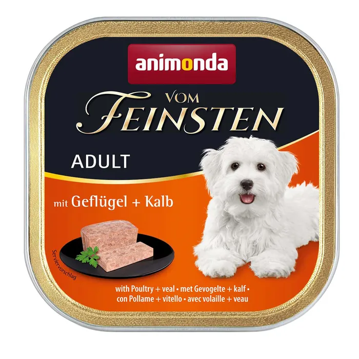 Hauptbild des Produkts ANIMONDA paštika ADULT - drůbež, telecí pro psy 150g