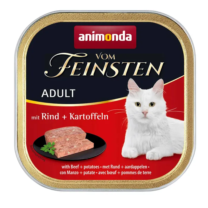 Hauptbild des Produkts ANIMONDA paštika ADULT - hovězí + brambory pro kočky100g