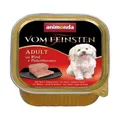 ANIMONDA Pastete ADULT - Rind, Truthahnherz für Hunde 150g
