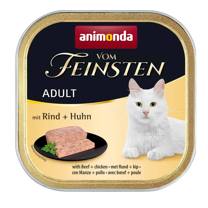 Hauptbild des Produkts ANIMONDA paštika ADULT - hovězí, kuřecí pro kočky 100g