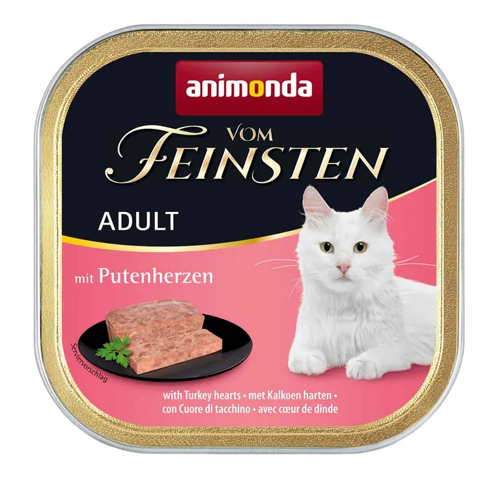 Hauptbild des Produkts ANIMONDA paštika ADULT - krůtí srdíčka pro kočky 100g