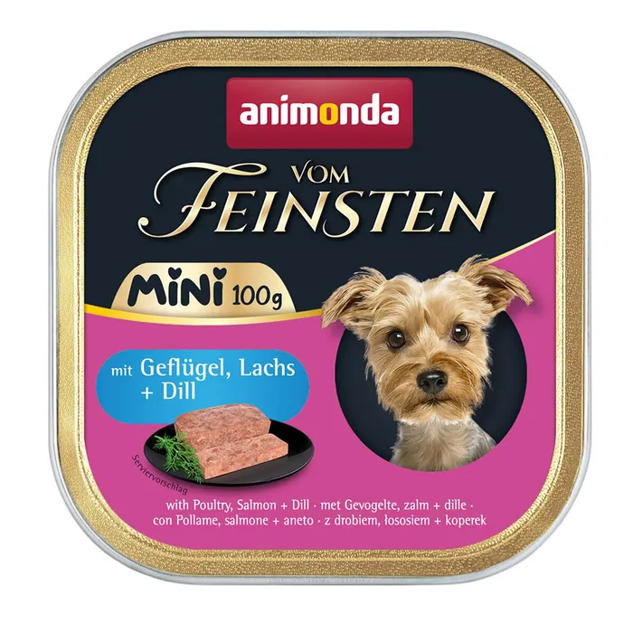 Hauptbild des Produkts ANIMONDA paštika Vom Feinsten MINI - drůbeží, losos, kopr pro psy 100 g