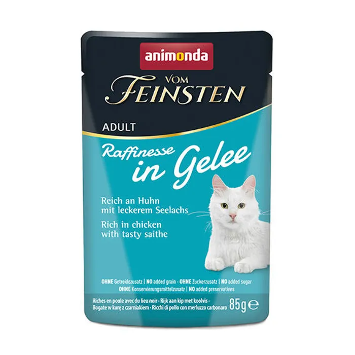 Hauptbild des Produkts ANIMONDA VF Raffinesse in Jelly - kuře a tmavá treska , 85 g