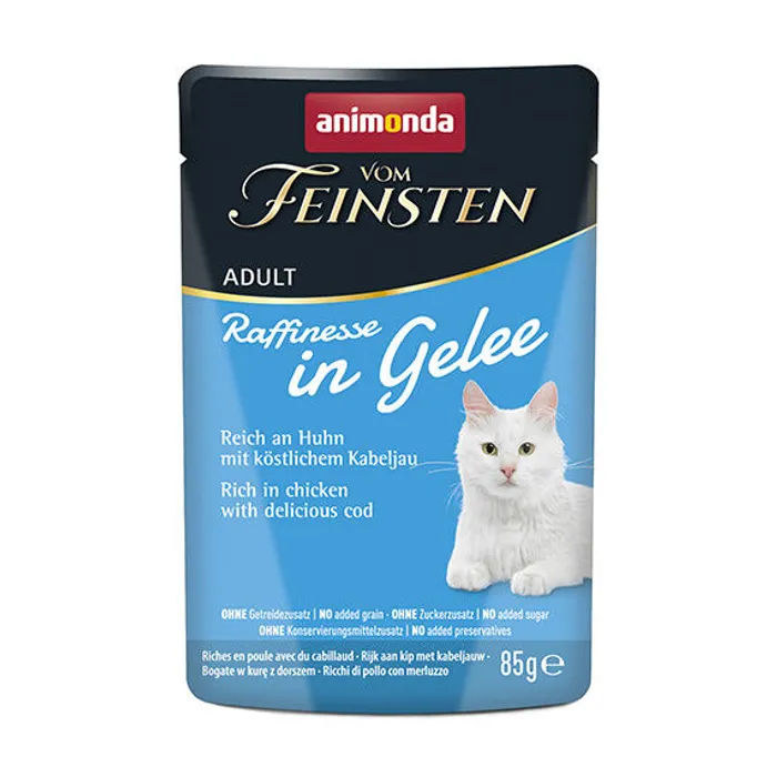 Hauptbild des Produkts ANIMONDA VF Raffinesse in Jelly - kuře a treska , 85 g
