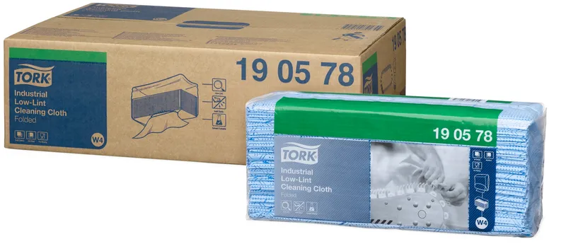 Hauptbild des Produkts Antistatická utěrka z netkané textílie Tork Low-Lint skládaná [80 ks]