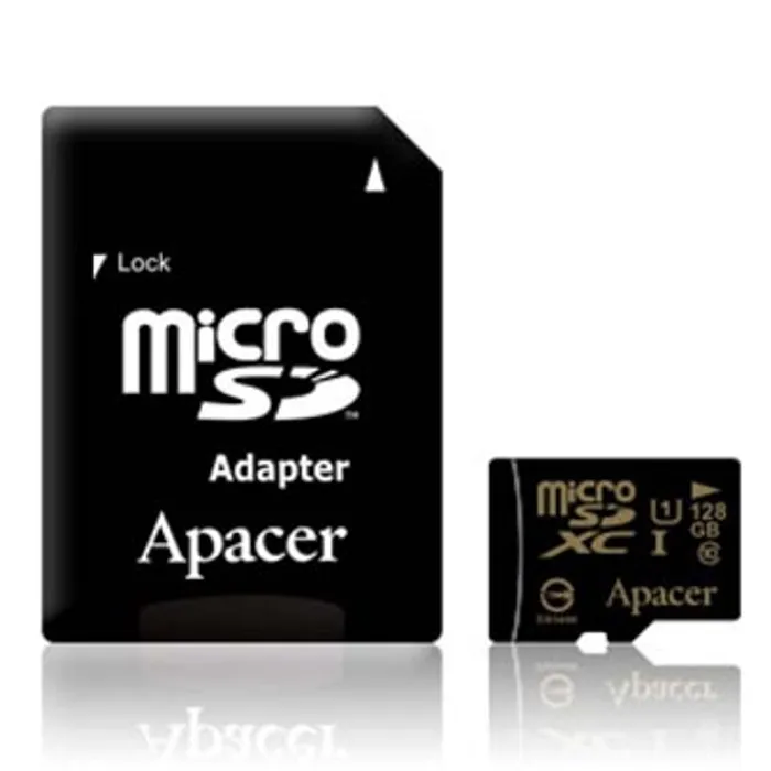 Hauptbild des Produkts Apacer paměťová karta Secure Digital, 128GB, micro SDXC, AP128GMCSX10U1-R, UHS-I U1 (Clas