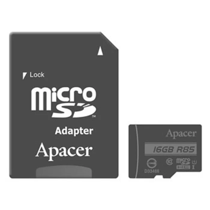 Hauptbild des Produkts Apacer paměťová karta Secure Digital, 16GB, micro SDHC, AP16GMCSH10U5-R, UHS-I U1 (Class