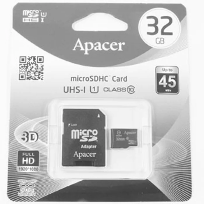 Hauptbild des Produkts Apacer paměťová karta Secure Digital, 32GB, micro SDHC, AP32GMCSH10U1-R, UHS-I U1 (Class