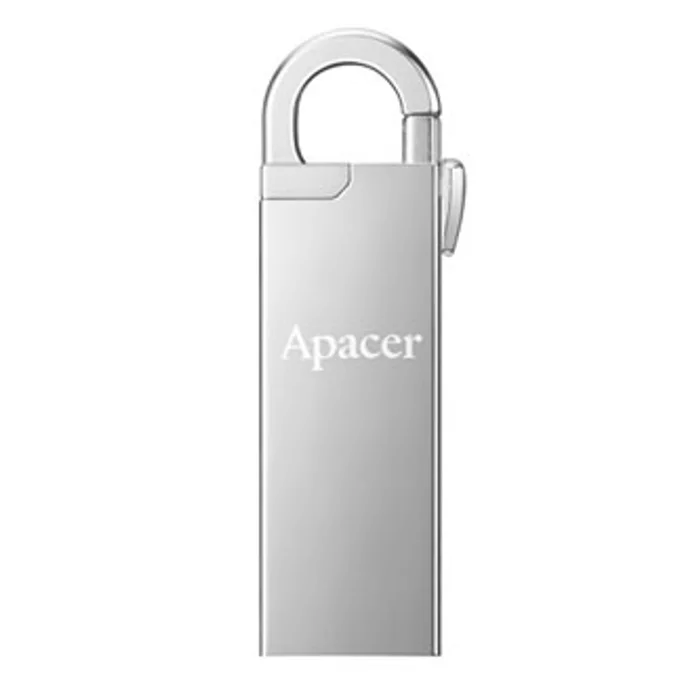 Hauptbild des Produkts Apacer USB flash disk, USB 2.0, 16GB, AH13A, stříbrný, AP16GAH13AS-1, USB A, s karabinkou