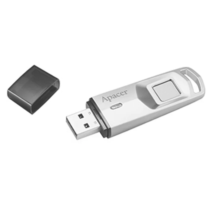Hauptbild des Produkts Apacer USB flash disk, USB 3.0 (3.2 Gen 1), 32GB, AH651, stříbrný, AP32GAH651S-1, s otisk