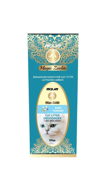 Hauptbild des Produkts AQUA Magic Zeolite BABY POWDER - granulovaný deodorant pro kočičí WC, 500 g