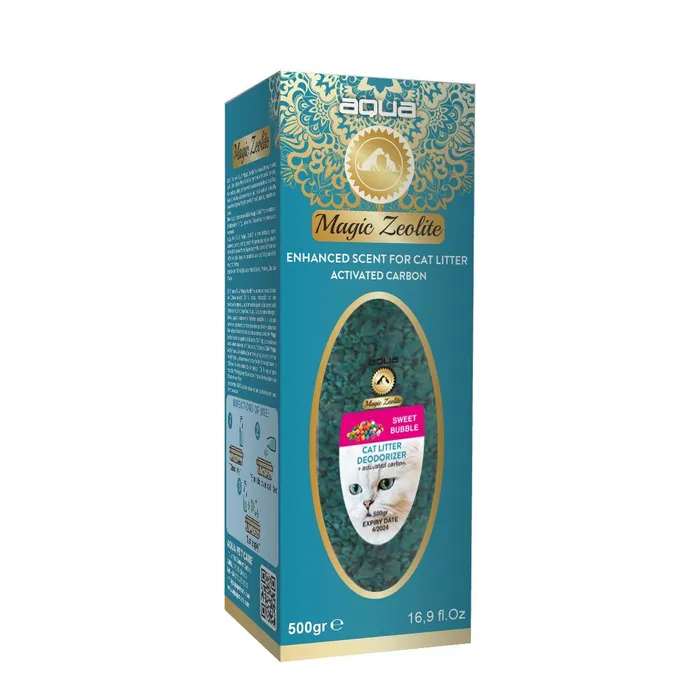 Hauptbild des Produkts AQUA Magic Zeolite BUBBLE GUM - granulovaný deodorant pro kočičí WC, 500 g