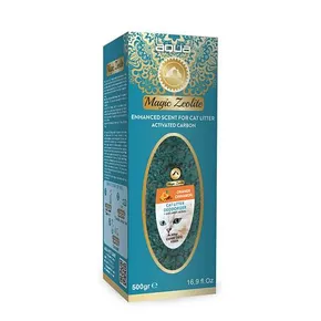 AQUA Magic Zeolite ORANGE & CINNAMON – granuliertes Deodorant für Katzentoiletten, 500 g