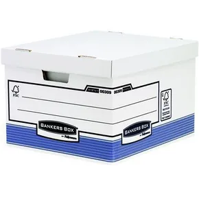 Archivcontainer BANKERS BOX® SYSTEM, blau, FELLOWES [10 Stück]