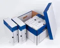 Weiteres Produktbild Archivcontainer, blau-weiß, 320x460x270 mm, VICTORIA