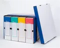 Weiteres Produktbild Archivcontainer, blau-weiß, 320x460x270 mm, VICTORIA