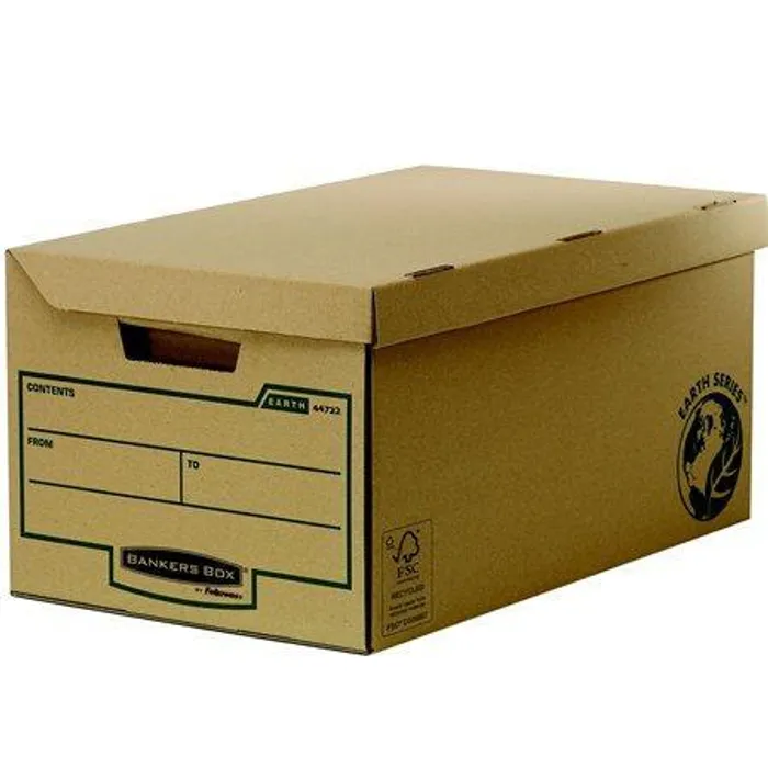 Hauptbild des Produkts Archivační krabice "BANKERS BOX® SYSTEM", Earth série, karton, zaklápěcí víko, FELLOWES