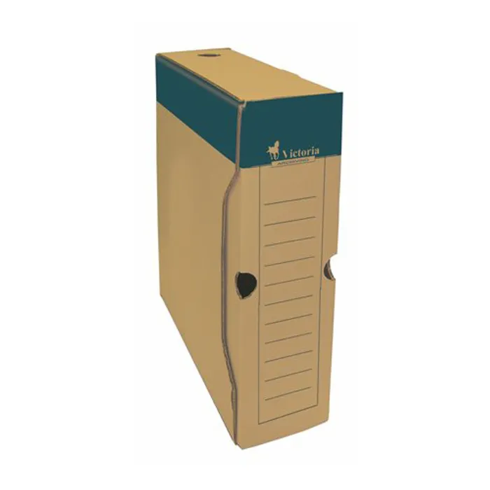 Hauptbild des Produkts Archivační krabice, přírodní, karton, A4, 80 mm, VICTORIA