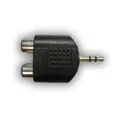 Weiteres Produktbild Audio Adapter, 2x CINCH F, 0, Stereo, schwarz, Logo