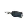 Audio Adapter, Jack (3,5mm) M-Jack (2,5mm) F, 0, Stereo, schwarz, Logo