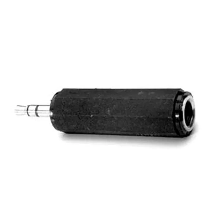 Hauptbild des Produkts Audio Redukce, Jack (3,5mm) M-Jack (6,3mm) F, 0, stereo, černá