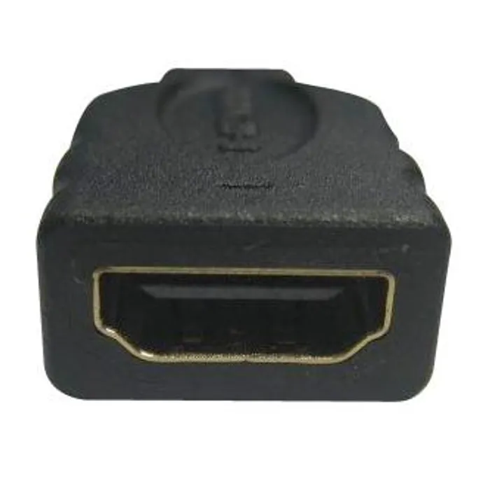 Hauptbild des Produkts Audio/video Redukce, HDMI (micro) M-HDMI F, 0, černá, Logo, zlacené konektory