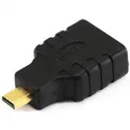 Video Adapter, micro HDMI M-HDMI F, 0, schwarz, Logo, goldene Konnektore