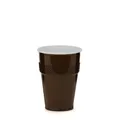 Weiteres Produktbild Automatenbecher (PS) braun/weiß durchmesser 70mm 150ml [100 St.]