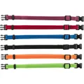 Packung mit Nylon-Erkennungshalsbändern für Welpen M-L 22–35 cm/10 mm, Schwarz, Schwarz, MD, Grün oder Fi