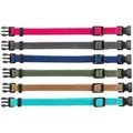 Weiteres Produktbild Packung Nylon-Erkennungshalsbänder für Welpen M-L 22-35 cm/10 mm, Fuchs, Grau, Mod, Khaki, Koralle,