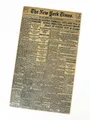 Geschenkpapier Pergamentersatz + Wachs - Druck ZEITUNG 33 x 40cm [500 Stück]