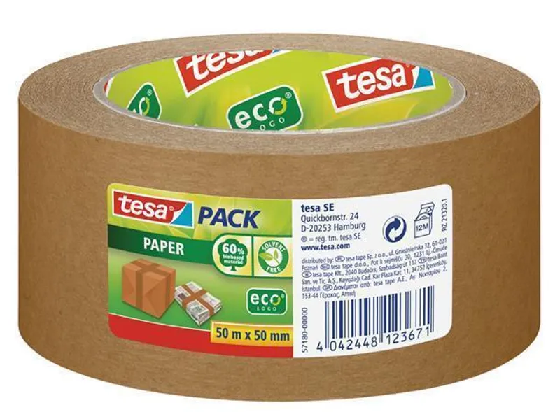 Hauptbild des Produkts Balící páska "tesapack® 57180", ekologická, 50 mm x 50 m, TESA