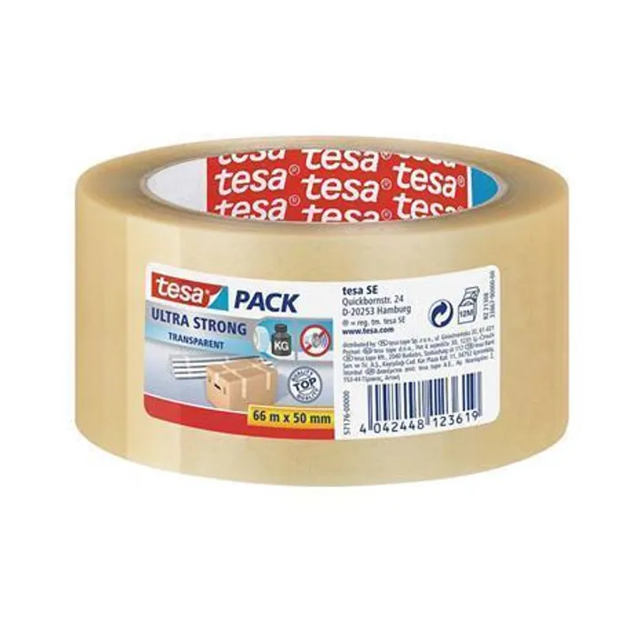 Hauptbild des Produkts Balicí páska "Ultra Strong 57176", průhledná, 50 mm x 66 m, TESA [6 ks]