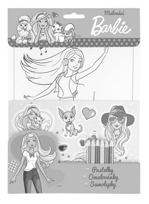 Hauptbild des Produkts BARBIE – Omalovánky, pastelky, samolepky
